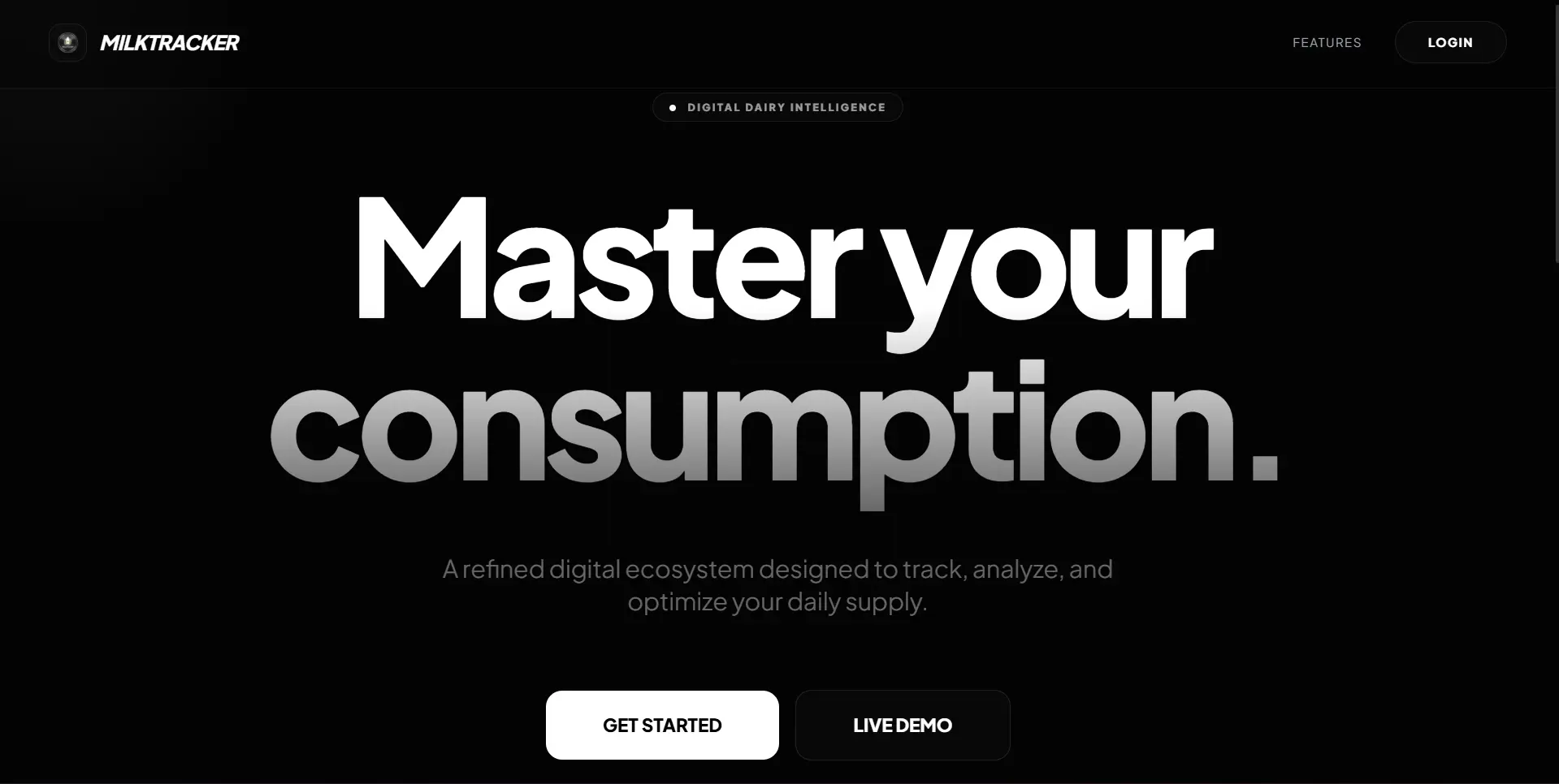 Milk Consumption Tracker